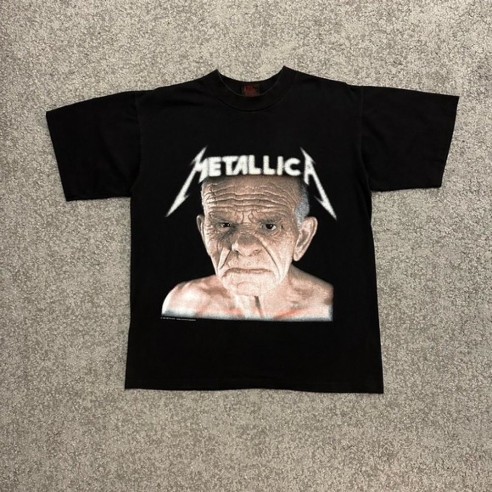 Vintage 1991 Metallica Enter Sandman Never Land Tour Shirt Brockum Large RARE!🔥 - Picture 2 of 11